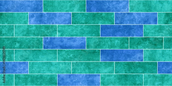 Obraz Seamless colorful ancient marble texture pattern design wall tiles for decor.	
