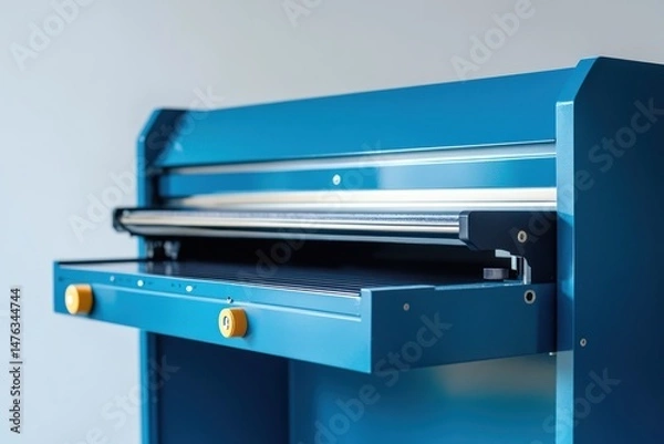 Fototapeta pre-press proofing printer isolate on white background