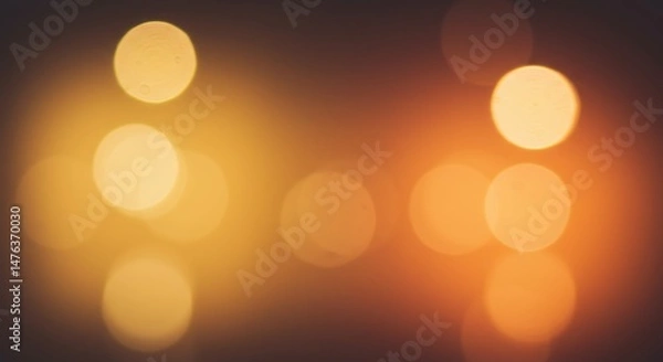 Fototapeta Bokeh Lights Abstract Background Warm Colors