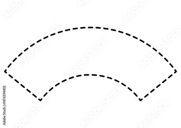 Obraz 黒の扇型の見出しフレーム