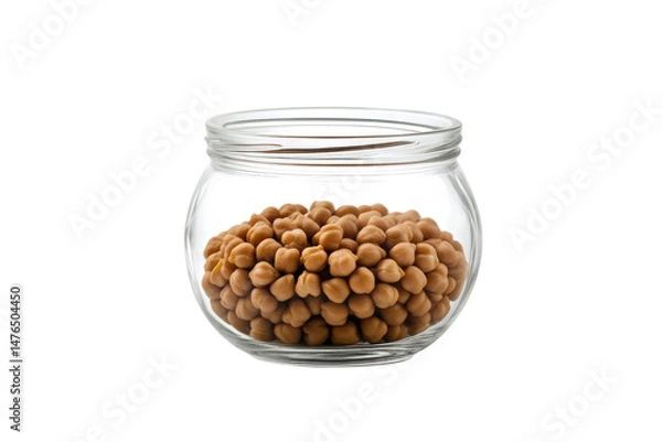 Obraz Jar filled with chickpeas