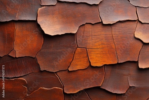 Obraz Close up of textured elephant skin highlighting deep wrinkles and earthy tones in detail
