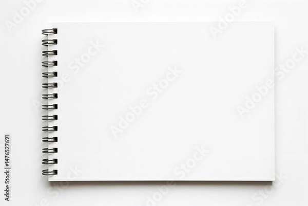 Obraz blank notebook isolated on white