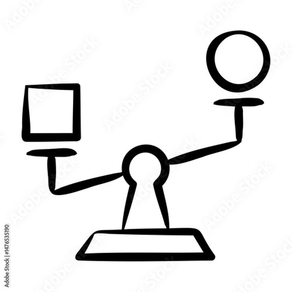 Obraz Scales Icon