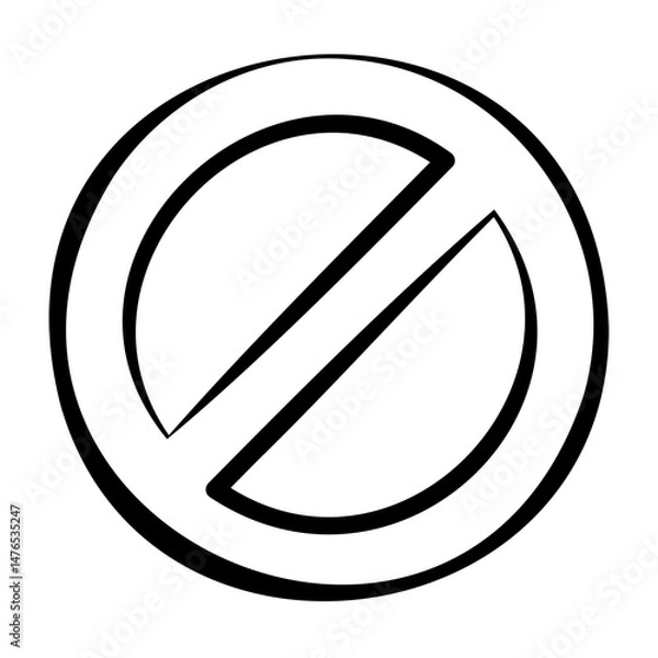 Obraz Stop Icon