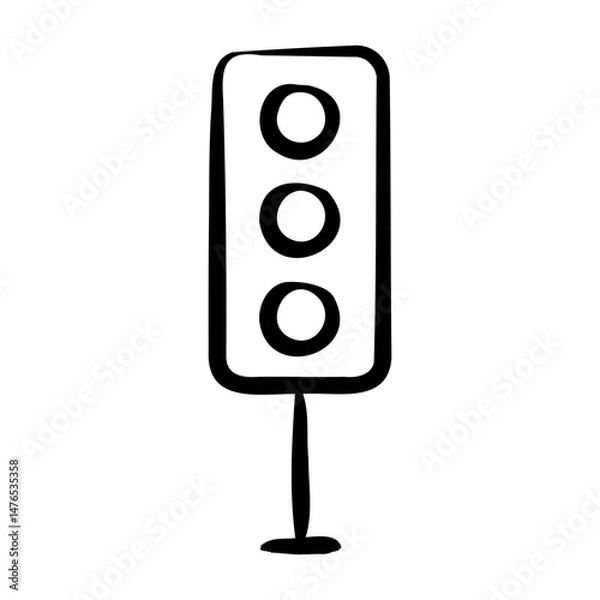 Obraz Traffic Light Icon