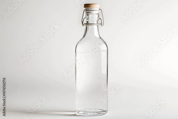 Fototapeta classic tonic water bottle isolate on white background