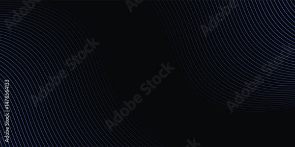 Fototapeta Vector Illustration of the gray pattern of lines abstract background. Vector Illustration