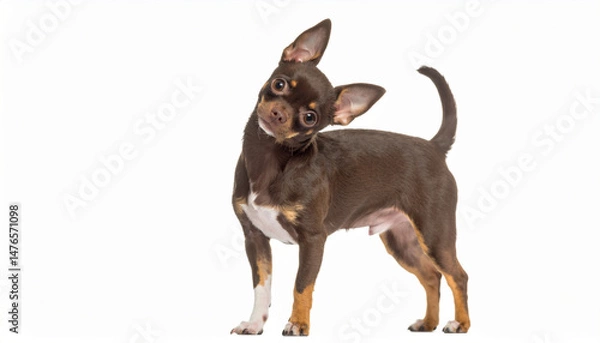 Fototapeta 首をかしげるチワワ