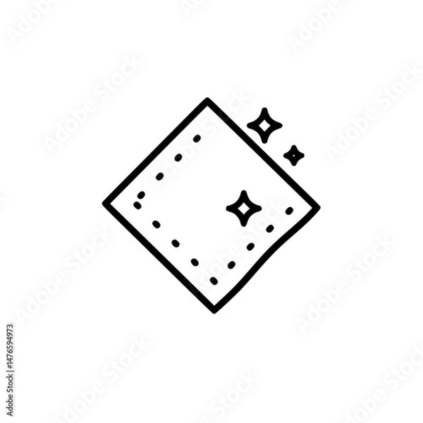 Obraz Sparkling Clean Icon