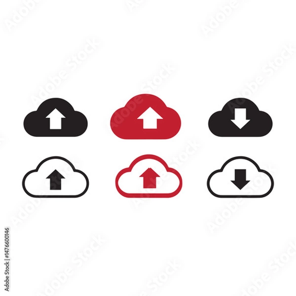 Obraz cloud computing icon