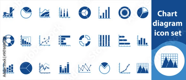 Obraz Chart diagram icon set, education, color, anatomy, concept, bright, icon, symbol, learning, head, literature, library, paper, text, human, profit, neuroscience, knowledge, mind and more