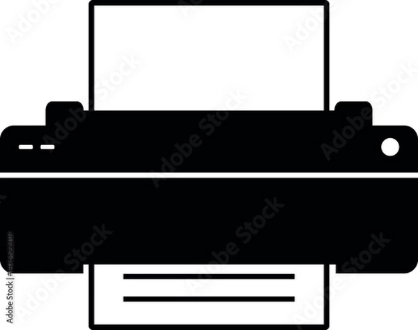 Obraz Printer icon sign. Technology signs and symbols.