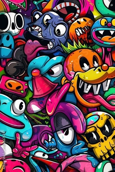Obraz Artwork Graphic Vector Illustrations, Ai T-shirt design