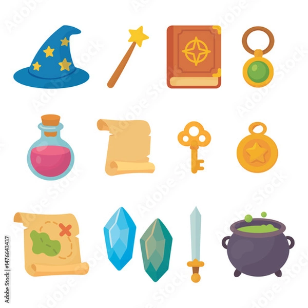 Obraz Magical Icons Collection