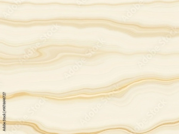 Fototapeta Light beige stone texture with soft, flowing horizontal cream and tan veins, a subtle and elegant natural marble background for interiors.