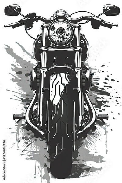 Obraz Artwork Graphic Vector Illustrations, Ai T-shirt design