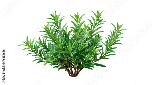 Obraz Lush green plant display studio setting botanical photography close-up perspective nature inspiration