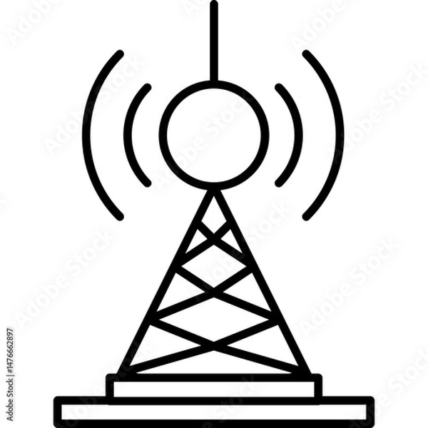 Fototapeta LoRaWAN Icon