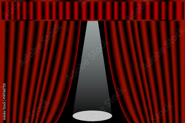 Obraz Stage curtains.