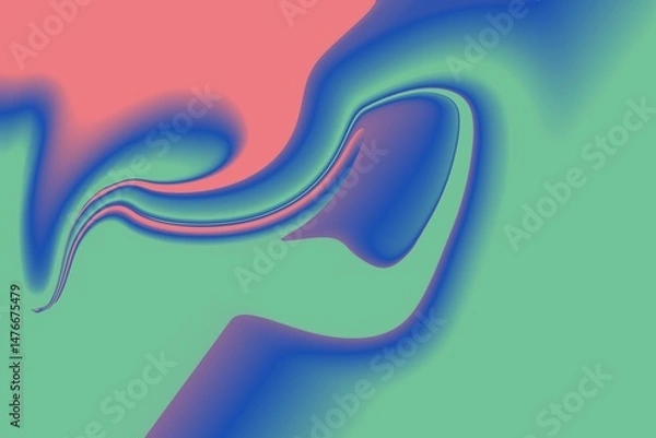 Fototapeta Abstract liquid background. gradient background
