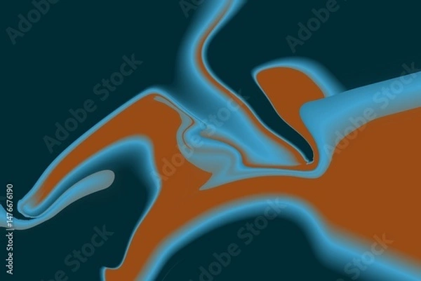 Fototapeta  Abstract liquid background. gradient background
