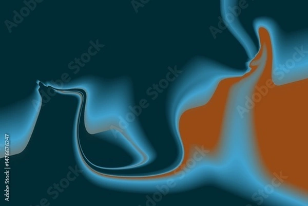 Fototapeta Colorful abstract gradient background. Fluid background gradient. Wavy gradient background