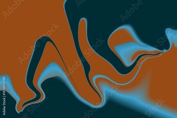 Fototapeta Colorful abstract gradient background. Fluid background gradient. Wavy gradient background