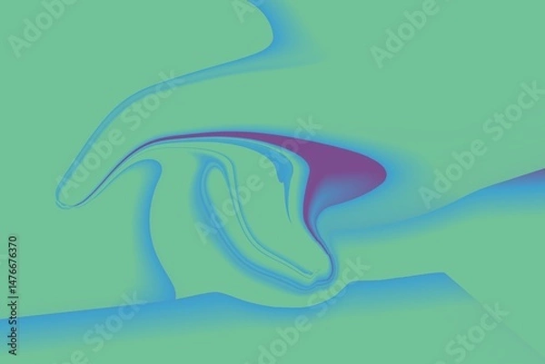 Fototapeta Colorful abstract gradient background. Fluid background gradient. Wavy gradient background