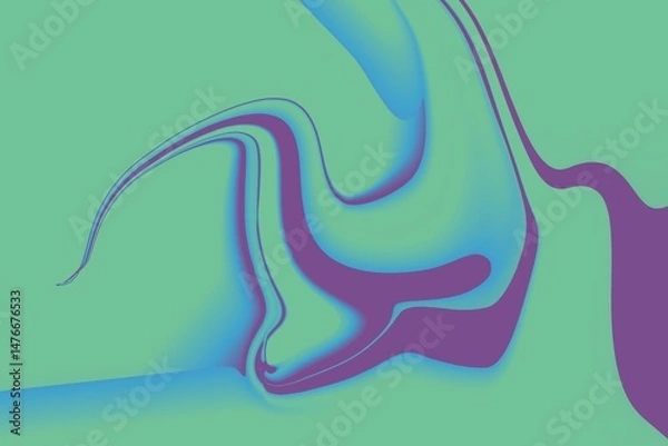 Fototapeta Colorful abstract gradient background. Fluid background gradient. Wavy gradient background