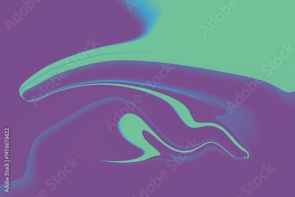 Fototapeta Fluid Emboss Abstract Background.  Fluid gradient mesh. Abstract wavy background
