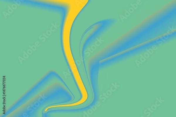 Fototapeta Abstract liquid background. Gradient mesh. Vibrant Gradient Background
