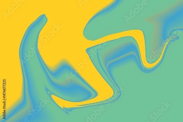 Fototapeta Abstract liquid background. Gradient mesh. Vibrant Gradient Background