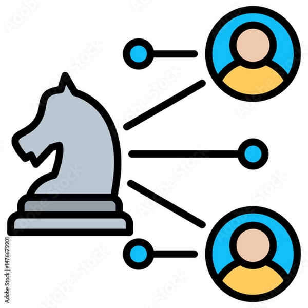 Obraz Outbound Strategy Icon