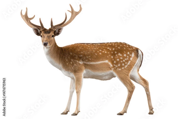 Obraz deer isolated on white background