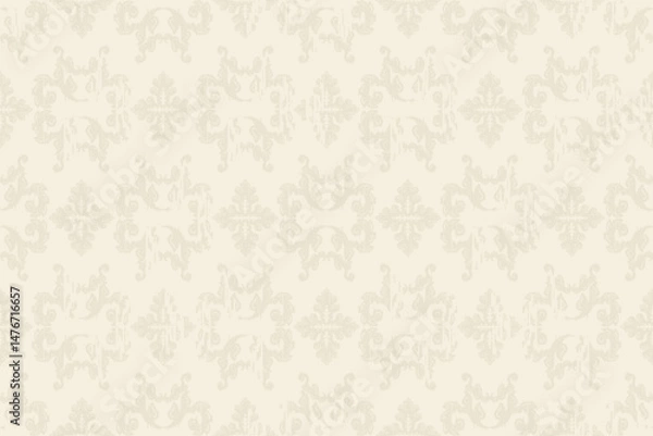 Fototapeta Ethnic abstract ikat fabric artwork with seamless patterns, combining tribal, indigenous and Mexican embroidery with Aztec geometric motifs. Ideal for rugs, wallpapers, throws, fabrics and clothing.