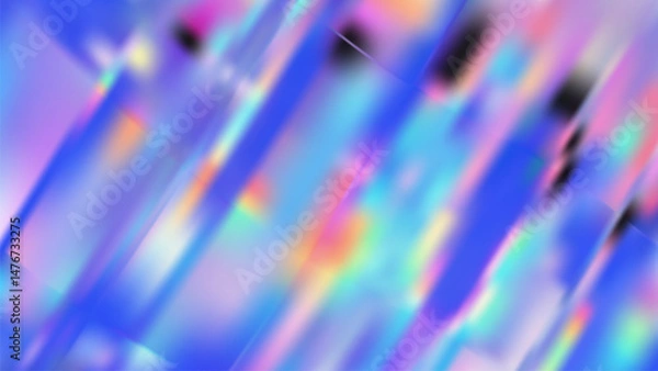 Fototapeta Abstract background with colorful lights. Vector illustration