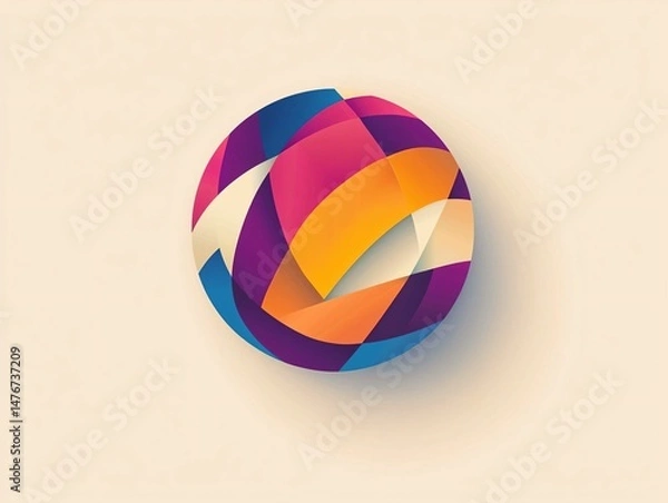 Obraz Abstract Colorful Orb