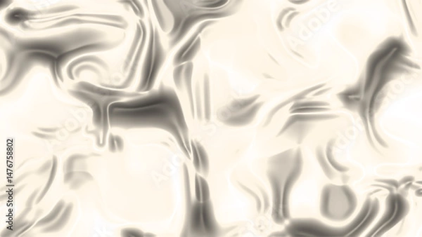 Fototapeta Abstract swirling beige and gray patterns suitable for backgrounds, textiles, or artistic projects seeking fluid forms with a neutral palette.