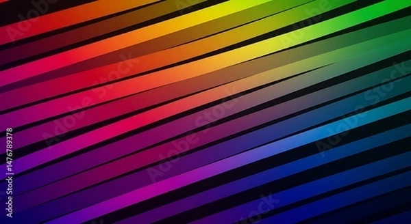 Fototapeta Rainbow Velocity