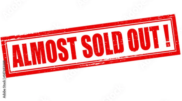 Obraz Almost sold out