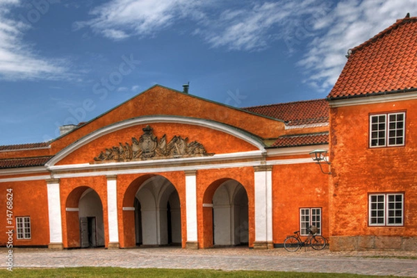 Fototapeta Entrance to Kronborg, Denmark.