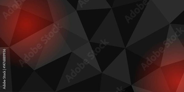 Obraz abstract background with triangles