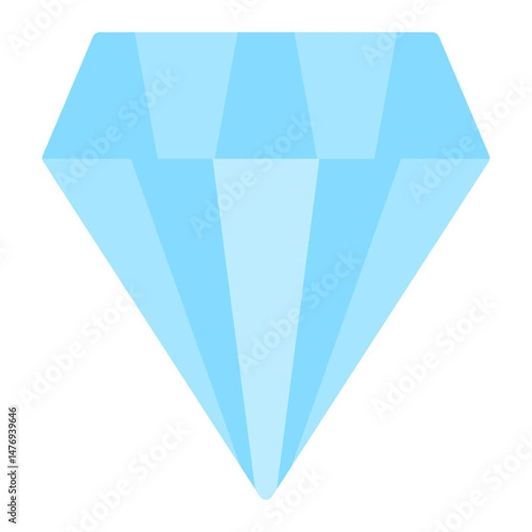Fototapeta Diamond icon vector image. Can be used for Mining And Crafting.