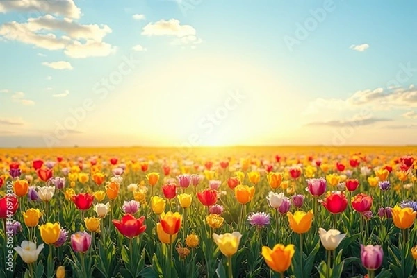 Fototapeta Garden in Bloom