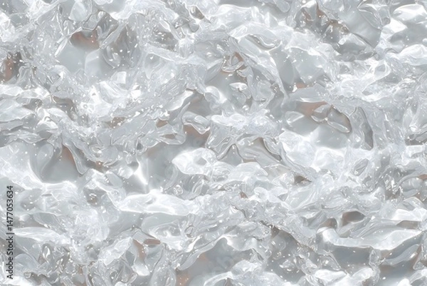 Fototapeta Water Surface Abstraction: The fluid elegance of a water surface, a mesmerizing dance of light and texture that evokes the raw power and serenity of nature.