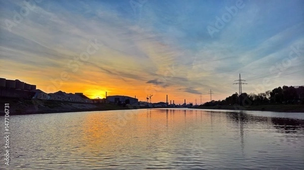 Obraz Neckar Mannheim