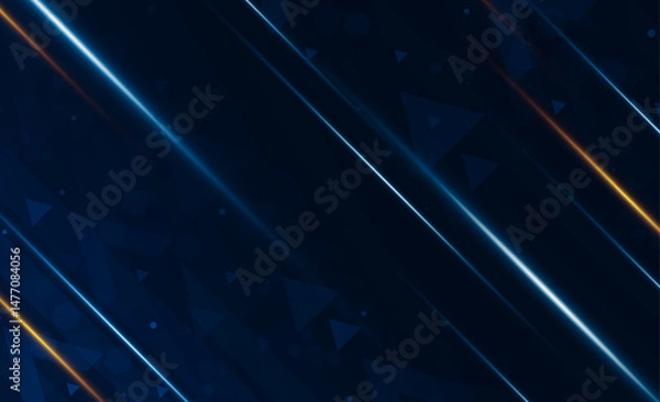 Fototapeta Abstract speed Light out technology background Hitech communication concept innovation background,  vector design