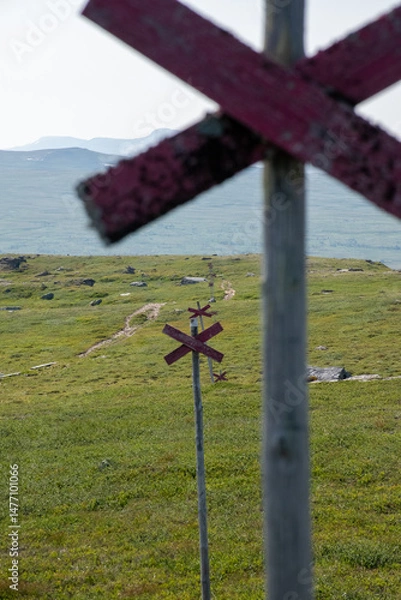 Obraz Path in mountain landscape