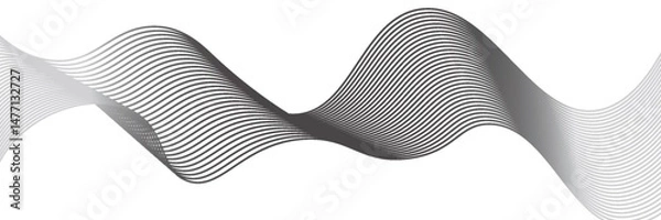 Fototapeta Black and white seamless pattern collection.Vector illustration